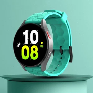 Soccer Pattern Smartwatch Belt Silicone for Watch GT3 42mm (teal) - Zdjęcie 1 z 8