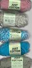 5 Skeins Of "JUST COTTON" 1 Of Each Color