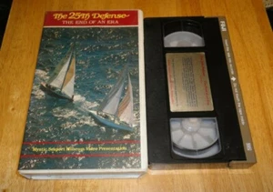 The 25th Defense : The End Of An Area (VHS, 1984) America's Cup Sailing Rare - Picture 1 of 5