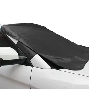 Car Reversible Windscreen Cover Windshield Aluminium Snow Ice Frost Sun UV Dust - Picture 1 of 11