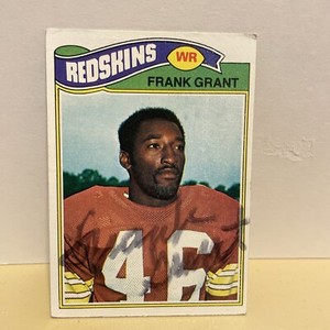 Frank Grant -Southern Colorado State - Washington Redskins Autographed Card