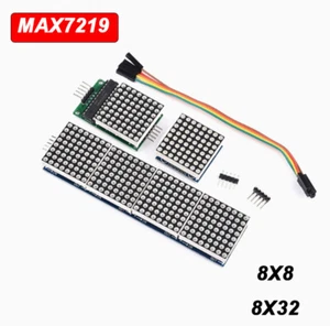 LED Dot Matrix Display 8X8/32 MAX7219 Dot Matrix Display Module for Raspberry Pi - Picture 1 of 12