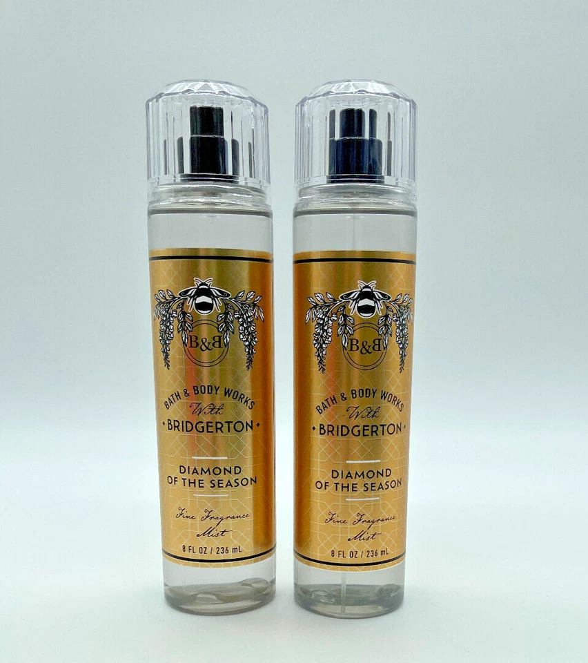 Bath & Body Works With Bridgerton DIAMOND OF THE SEASON Fragrance Mist Set of 2 - Image 1 of 1