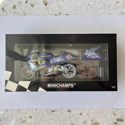 MINICHAMPS 1:12 -12200620 Suzuki RGV 500 #2 Kenny Roberts Jr World Champion 2000 - Immagine 1 di 4