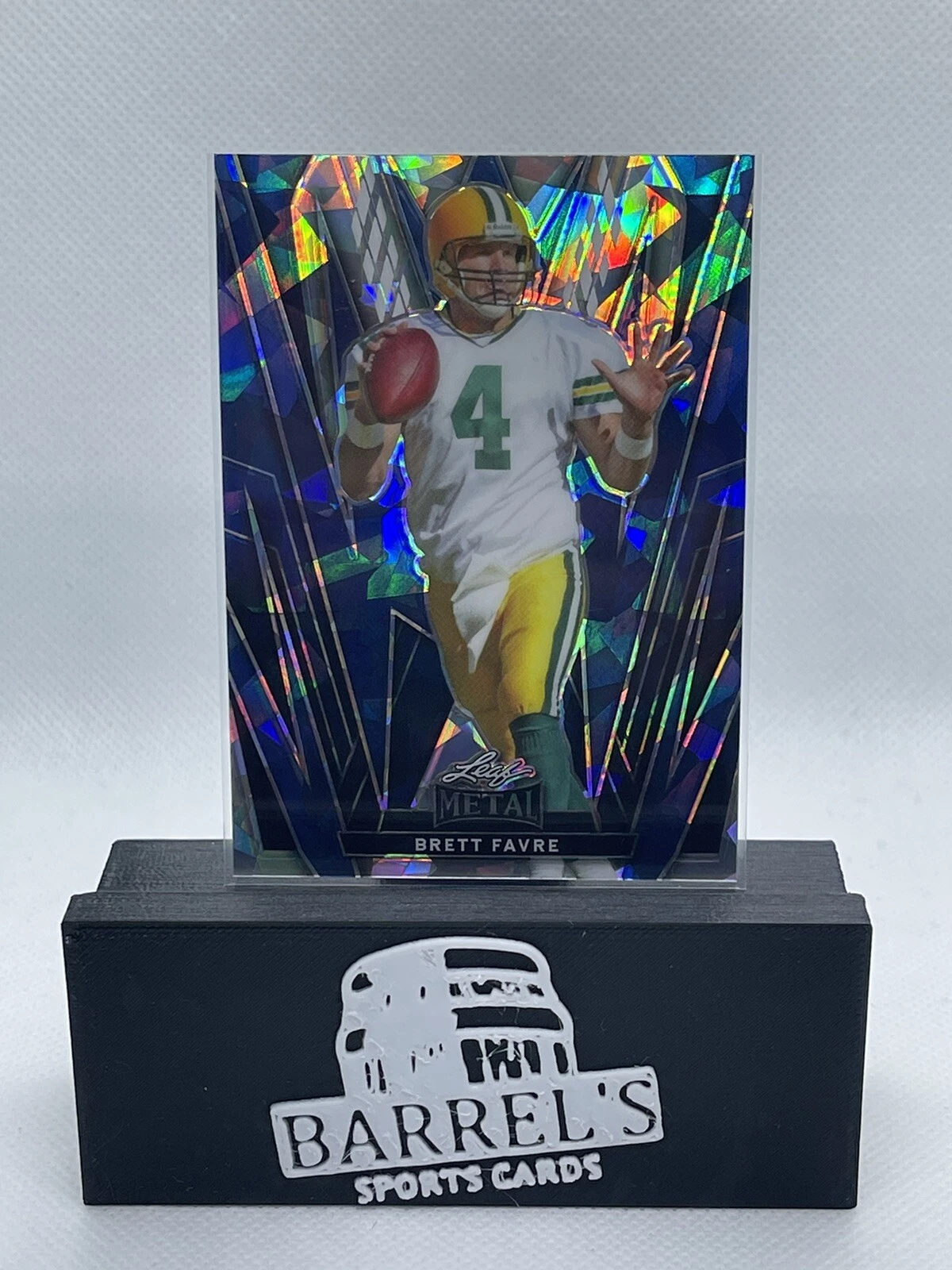 2024 Leaf Metal Football 13 BRETT FAVRE Crystal Blue /7 Green Bay Packers