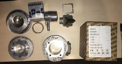 Kit completo de cilindros Lambretta Monza 200cc V2 - CON CULATA AF Rayspeed Foto 1 de 4
