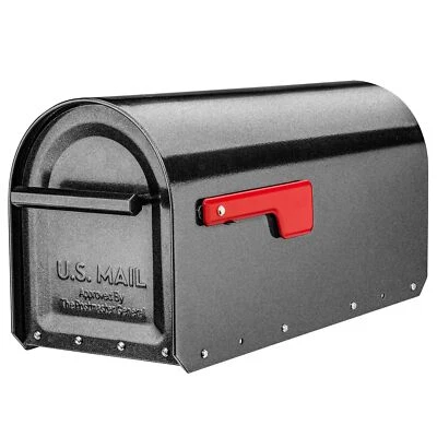 Architectural Mailboxes Sequoia Heavy Duty Post Mount Mailbox in Pewter - Image 1 of 4