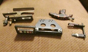 LOT OF 4 PEICE BOW HUNTING ACCESSORY OVERDRAW, RELEASE,  SIGHT,  REST - Picture 1 of 4