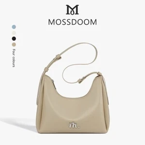 Bolso de hombro cuadrado de cuero MOSSDOOM Deanna para mujer moda albaricoque - Imagen 1 de 7
