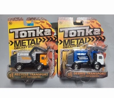 TONKA Recycle-Debris Transport Truck City Defenders Metal Diecast NEW In Box - Image 1 of 3