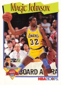 1991-92 Magic Johnson NBA Hoops #316 - Picture 1 of 2