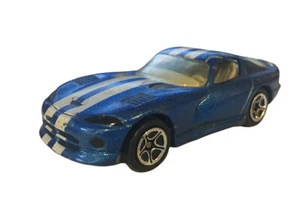 ⚡⚡⚡1996 Matchbox Dodge Viper GTS Coupe #1 of 75 Blue with White Stripes ⚡⚡⚡ - Picture 1 of 10