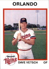 1987 Orlando Twins ProCards #892 Dave Vetsch Saint Cloud Minnesota MN Card