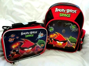 Angry Birds Space School Backpack 12" With Matching Angry Birds 9.5" Lunch Box - Picture 1 of 1