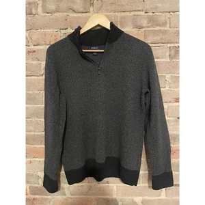EUC Ralph Lauren Polo Gray Herringbone 100% wool Boys XL Holiday Xmas Sweater - Picture 1 of 9