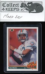 1991 Upper Deck Team MVP #465 Dan Marino (HoF Miami Dolphins) - Picture 1 of 2