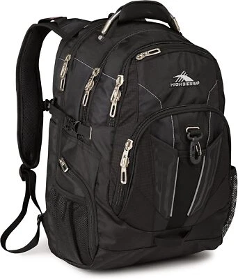 High Sierra 17" XBT TSA Comfortable & Lightweight Laptop Backpack, Black - Image 1 of 4