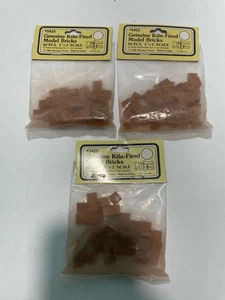 M1 Miniatur Haus #5425 Original Ofen gebrannte Modellsteine 150 Stück 1”:1’ Maßstab 1:12 - Bild 1 von 6