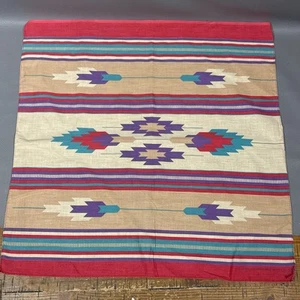 Vintage Bandana Southwestern Aztec Tribal Handkerchief Western Made in USA - Picture 1 of 3