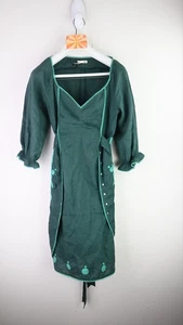 HOSS intropia embroidered long sleeve dress in forrest size 42/UK12 - Picture 1 of 13