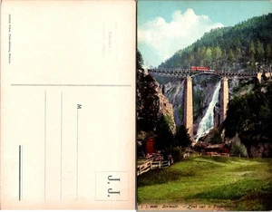 AK Zermatt Pont sur le Findelbach Schweizer Alpen Bergszene - Bild 1 von 1