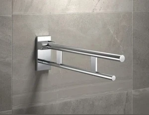 HEWI 900.50.40240 Stützklappgriff Duo Edelstahl verchromt 700 mm - Bild 1 von 4