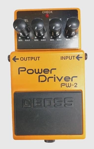 BOSS PW-2 Power Driver Pedale per chitarra effetto testato usato made in Taiwan ottimo - Foto 1 di 10
