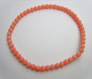 Pulsera bola coral rosa filigrana 18,5 cm largo con correa elástica - Imagen 1 de 4