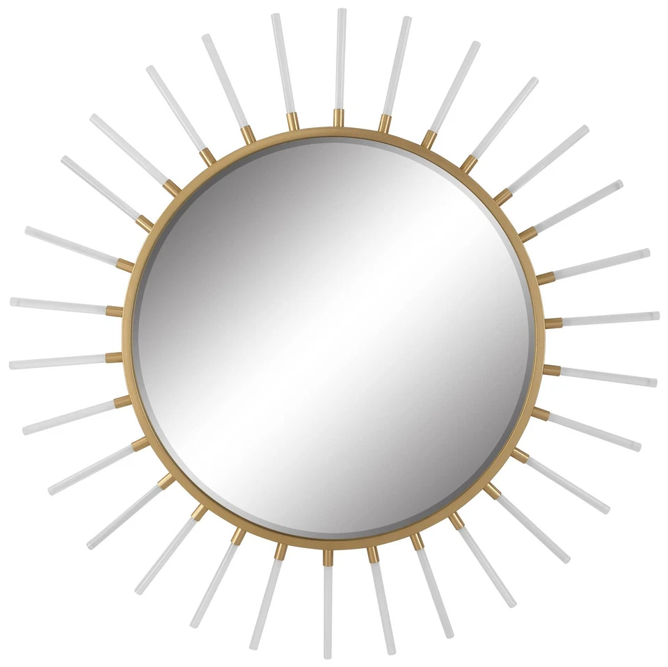 Uttermost Oracle Gold Leaf 55" Sunburst Wall Mirror - Image 1 of 1