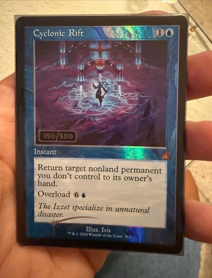 Carta Magic the Gathering Cyclonic Rift  ENG SERIALIZED 150/500 - Imagen 1 de 1