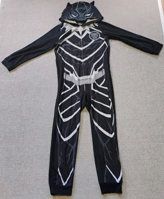 Black Panther Marvel Avengers Size M 8/10 Kids Cosplay Costume - Image 1 of 3