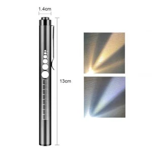 Mini USB wiederaufladbare medizinische handliche Stift Licht Krankenpflege Taschenlampe LED Taschenlampe Lampe - Bild 1 von 13