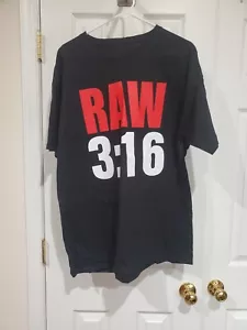 Authentic WWE Stone Cold Raw 3:16 Smokey Skull T Shirt Xl - Picture 1 of 6