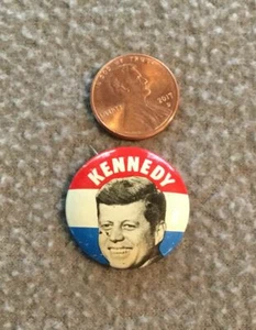 JFK ELECTION PINBACK BUTTON -1960 CAMPAIGN BUTTON - Picture 1 of 2