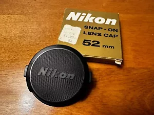 Nikon Nikkor 52mm Snap-On Front Lens Cap Good condition - Picture 1 of 2
