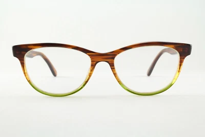 Raro Auténtico Masunaga 046 #33 51 mm Marrón Verde Ojo de Gato Monturas Gafas Japón Foto 1 de 4