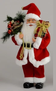 40 cm Figura Tradicional Papá Noel Figura Decoración de Navidad - Imagen 1 de 1