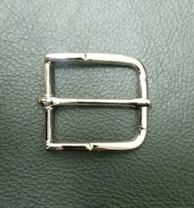 1.25" Rib. Co. Zinc Belt Buckle Nickle Finish - Picture 1 of 3