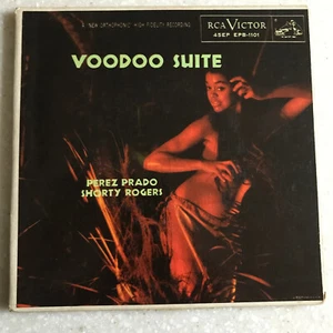 Perez Prado Shorty Rogers Voodoo Suite 45 RPM EP EPB-1101 Double EP Jukebox Jazz - Picture 1 of 17