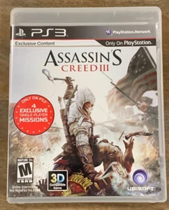 Assassin's Creed III (Sony PlayStation 3 PS3, 2012) CIB completo - Foto 1 di 5