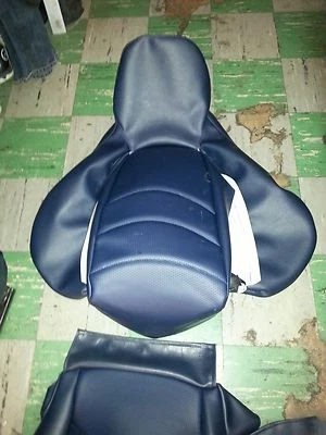 PORSCHE 968 911 951 993 84-96 UPHOLSTERY SEAT KIT SET GERMAN VINYL BLUE NEW - Image 1 of 4