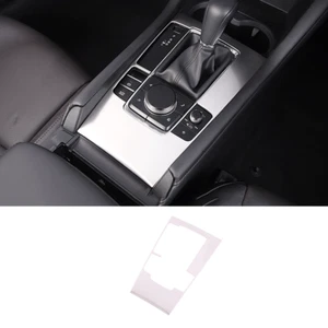For Mazda 3 Axela 2019-22 Stainless Silver Central Console Gear Shift Cover Trim - Picture 1 of 4
