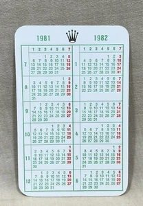 Rolex 1981 1982 Calendario Milgauss Daytona Explorer Submariner GMT Día-Fecha OEM/ - Imagen 1 de 2