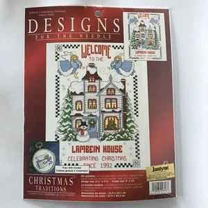 Designs For The Needle Christmas Traditions  Cross Stitch Personalized Welcome - Picture 1 of 4