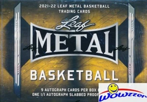 2021/22 Leaf Metal Basketball Factory Sealed HOBBY JUMBO Box - 10 Autos - 1/1 Proof - Bild 1 von 1