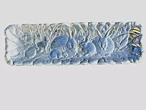 Arthur Court Hase Kaninchen langes Laib Tablett Ostern 1990 Vintage Aluminium 19”x6” - Bild 1 von 7