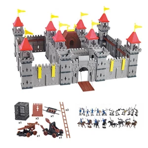Coole Ritterburg Schloss Königsburg Castle Spielset komplett mit Reitern Pferden - Bild 1 von 6