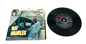Ray Charles take these chains from my heart 7" vinyl record  Mint. 1962. EP - Picture 1 of 2