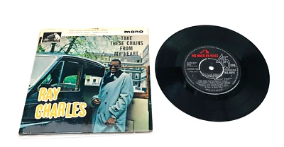 Ray Charles take these chains from my heart 7" vinyl record  Mint. 1962. EP - Image 1 of 2