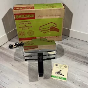 Vintage Magic Maid Pizzelle 920 Italienische Keksmaschine Antihaft Getestet - Bild 1 von 10